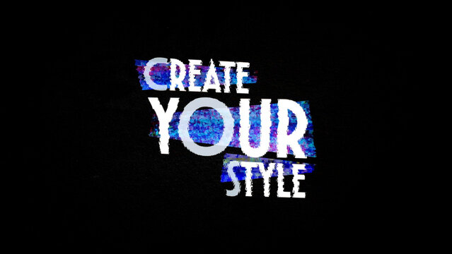 Glitch Abstract Titles 05