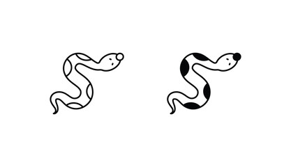 Fototapeta premium Bushmaster icon design with white background stock illustration