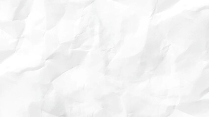 crumpled white paper texture background. Paper texture Crumpled White. Top view.