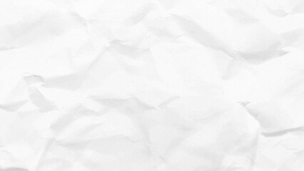 crumpled white paper texture background. Paper texture Crumpled White. Top view.