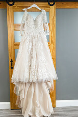 Beautiful wedding  dress photos with details
