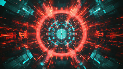 geometric abstract with unique designs