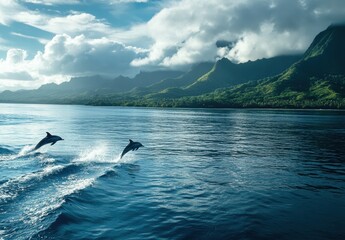 Obraz premium surfing on the sea