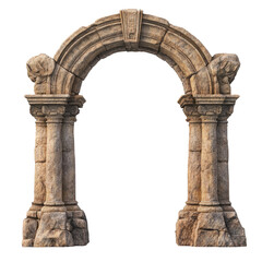 Obraz premium Large Arched Stone Doorway