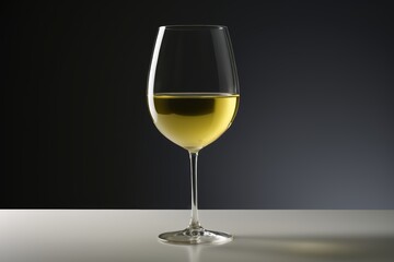 there is a glass of wine sitting on a table