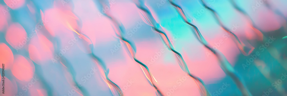 Poster abstract colorful plastic mesh texture background for design and art projects
