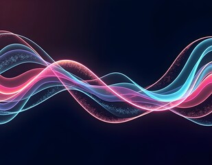 This abstract design features trippy, liquid-flowing lines in vibrant holographic rainbow colors, offering a fluid and mesmerizing effect perfect for creative and futuristic projects.
