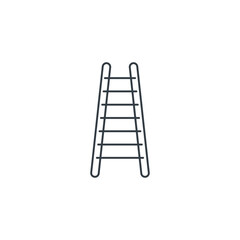 Ladder icon symbol vector illustration isolated on white background