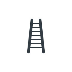 Ladder icon symbol vector illustration isolated on white background