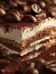 Ciastko z kremem i posypką czekoladową