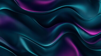 Obraz premium Dark cosmic-inspired gradient with deep teal and purple hues, glowing edges, evoking a sci-fi and mysterious atmosphere