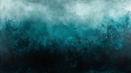 Dark teal and black abstract gradient, softly glowing and blending, evoking a mysterious and moody ambiance