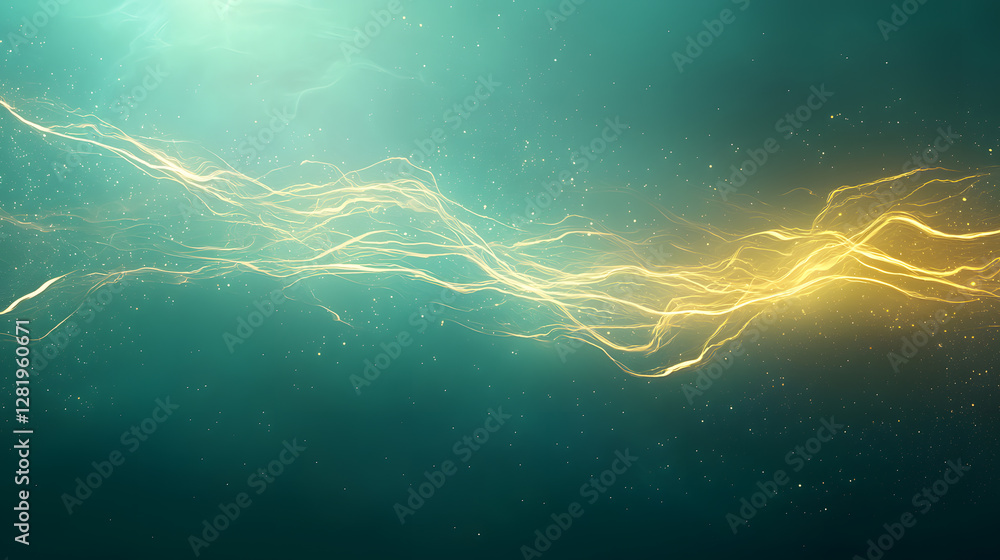 Poster dynamic energy flow abstract concept digital art colorful environment artistic viewpoint visual impa