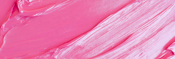 Abstract pink paint texture with dry brush strokes for creative design