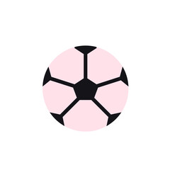 Naklejka premium Soccer Ball Flat Icon