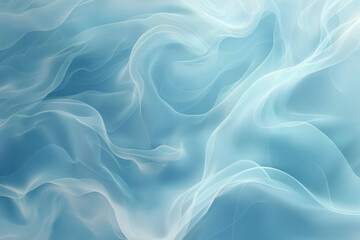 Fototapeta premium A serene light blue abstract background with soft gradients blending smoothly from pale azure to sky blue 