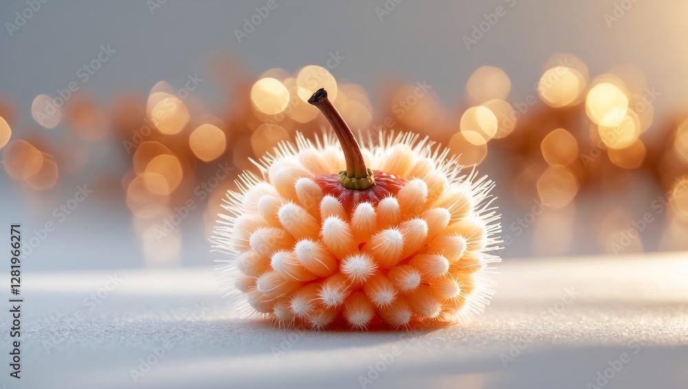 Poster unique decorative object in soft focus with warm bokeh lights creating an inviting atmosphere