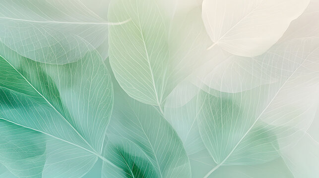 Delicate leaf patterns nature abstract soft focus close-up tranquility and growth