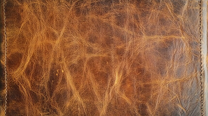 Obraz premium Vintage shabby leather texture with scuffs and faded patterns for design backgrounds