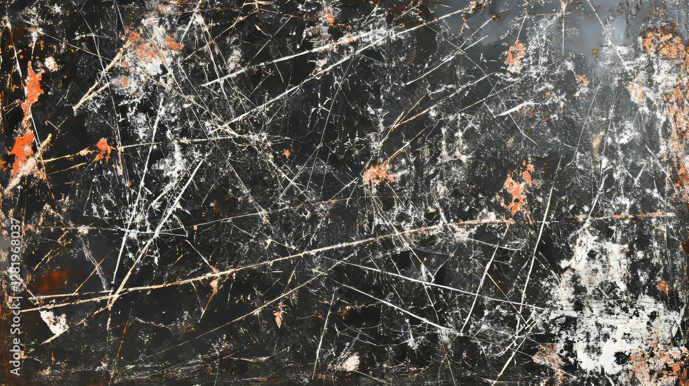 Poster rustic metal texture with scratches and rust for creative design background