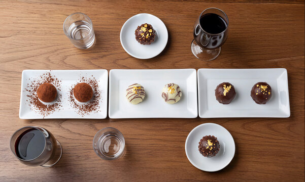 Chocolate Truffles and Wine Pairing - Powered by Adobe