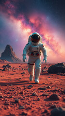 Astronaut on Mars, Exploring the Galaxy