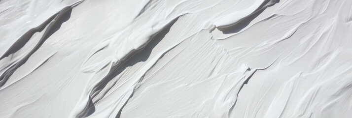 Obraz premium Abstract texture of smooth white plaster with subtle grey tones for modern design
