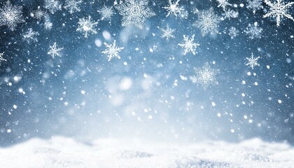 Fototapeta premium falling snow isolated on white background snow heavy light snowfall snowflakes snow flakes snow background snow