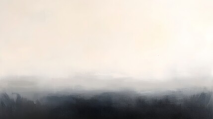 Obraz premium Soft abstract gradient with grey and white hues, gently blending, creating a calm and ethereal aesthetic