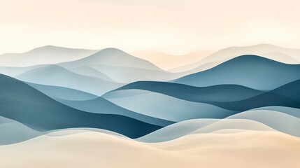 Soft abstract gradient with light beige and blue hues, gently blending, evoking a calm and peaceful aesthetic