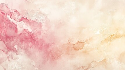 Obraz premium Soft abstract gradient with light beige and pink hues, gently blending, evoking a calm and peaceful aesthetic