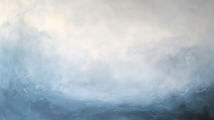 Fototapeta premium Soft abstract gradient with light blue and grey hues, blending gently, creating a calming and ethereal mood