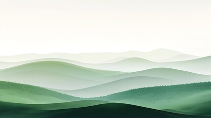 Soft abstract gradient with light grey and green hues, blending gently, creating a peaceful and ethereal atmosphere