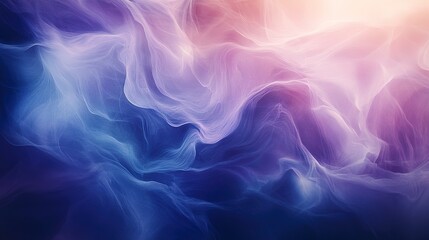 Obraz premium Soft abstract gradient with smooth purple and blue hues, blurred edges and gentle blending, evoking a calm and ethereal atmosphere