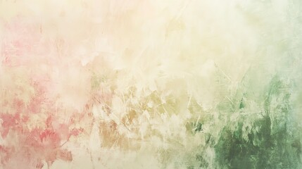 Obraz premium Soft blurred background with pastel beige, green, and pink tones, gentle and serene aesthetic