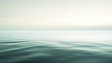 Obraz premium Soft gradient with light grey and green hues, blending gently, creating a peaceful and calming ambiance