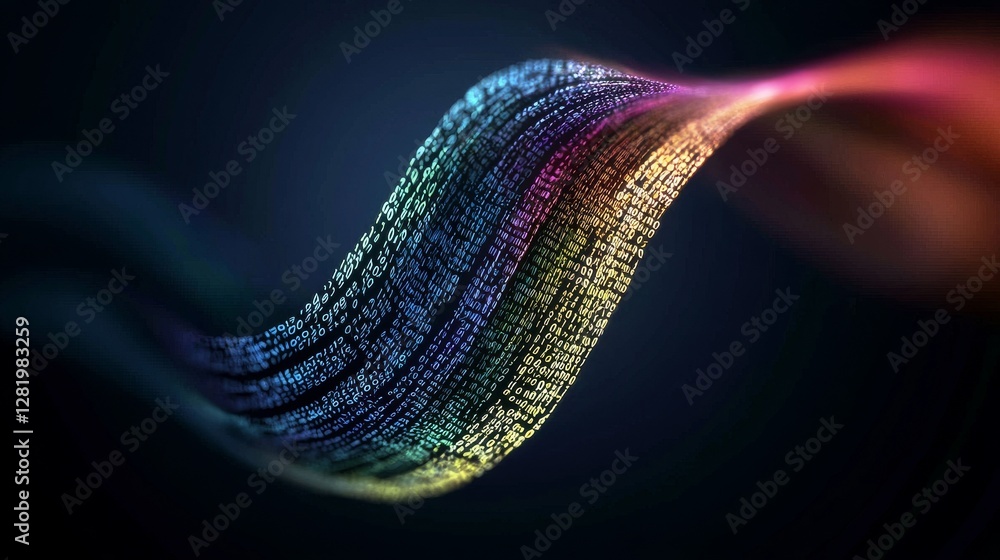 Poster the concept of big data technology and data science is illustrated through the flow of data, which i