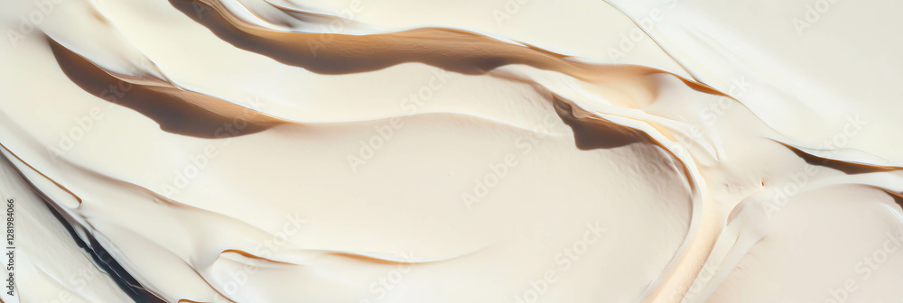 Poster elegant abstract texture of thin flowing paint for art and design