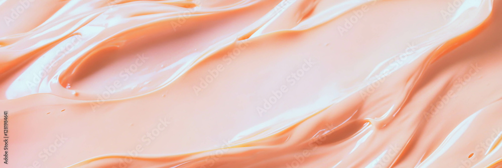 Aufkleber smooth flowing paint texture with soft colors for artistic design
