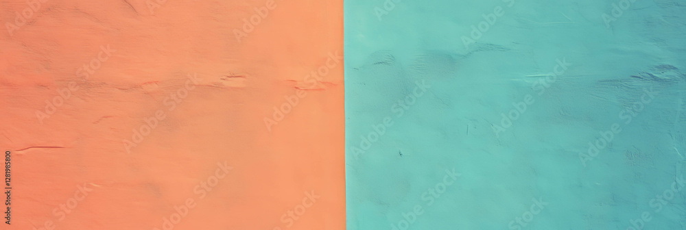 Poster two tone wall texture with intersecting colors for design and creative projects