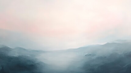 Soft pastel gradient with light pink and grey hues, gently blending, creating a dreamy and calming atmosphere