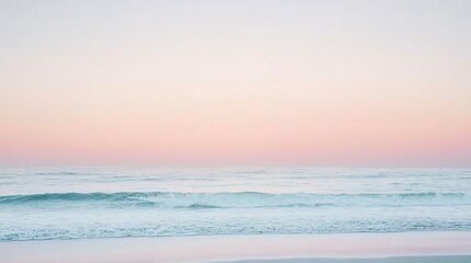 Obraz premium Soft pastel gradient with light pink and grey hues, gently blending, creating a dreamy and calming atmosphere