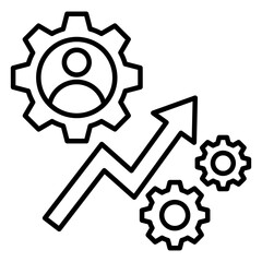 Upskilling Outline Icon