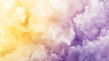 Soft purple and yellow pastel gradient, blending gently with glowing light, creating a calm ethereal aesthetic