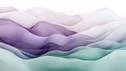 Subtle gradient with soft lavender and mint green tones, abstract and dreamy atmosphere