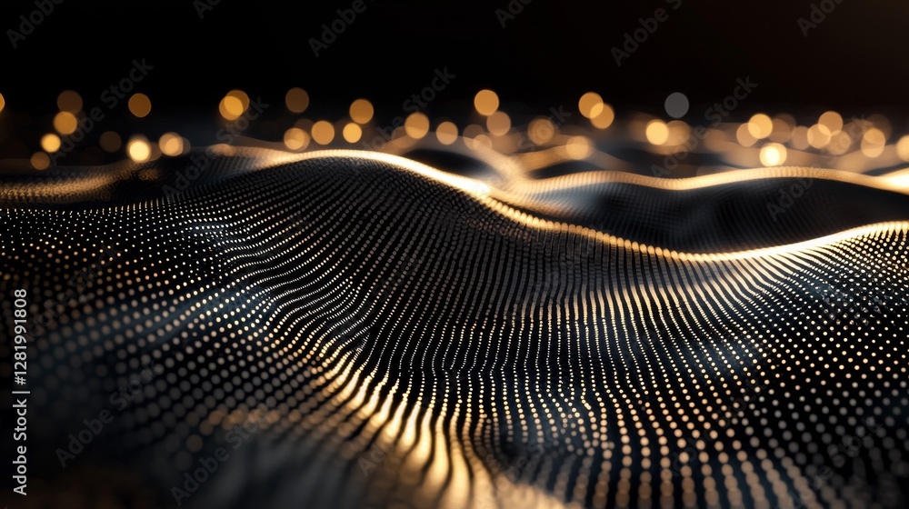 Poster the background and texture of this image represent a science and research concept with an abstract p