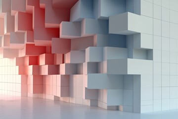 Fototapeta premium The image depicts a realistic 3D model of a robot or purple cyber armor, focusing on the equipment utilized for mining crypto-bitcoin and ether, such as video cards and motherboards