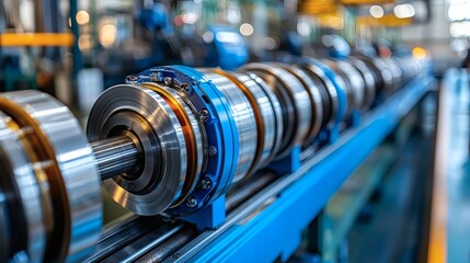 Fototapeta premium High-Precision Manufacturing Equipment in Modern Industry