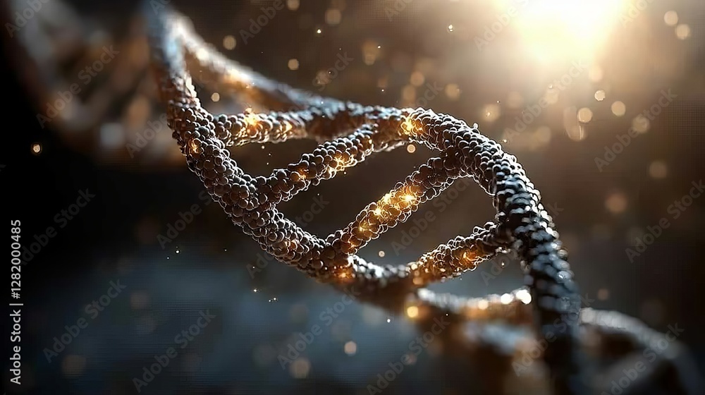 Poster digital technology and high tech combine in a sci fi medical science and healthcare setting with a g