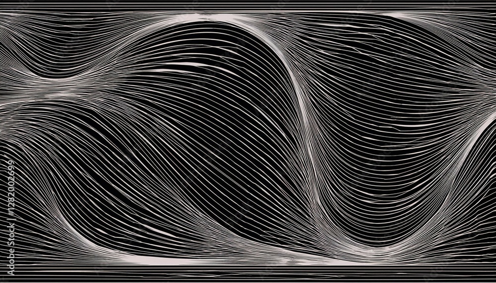 Poster abstract modern dynamic diagonal lines background seamless creative digital background featuring wav